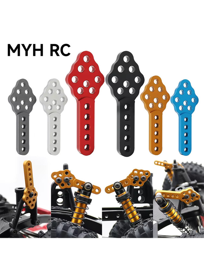 MYHRC Einstellbare Dämpfer aus Aluminiumlegierung, Stoßdämpferhalterung, 1:10 - Bild 7
