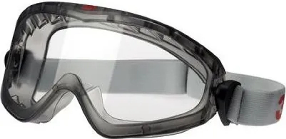 3M Schutzbrille 2890A Full Vision mit klarem Nylon-Kopfband und transparenter Acetatscheibe nach EN 166 - Bild 2