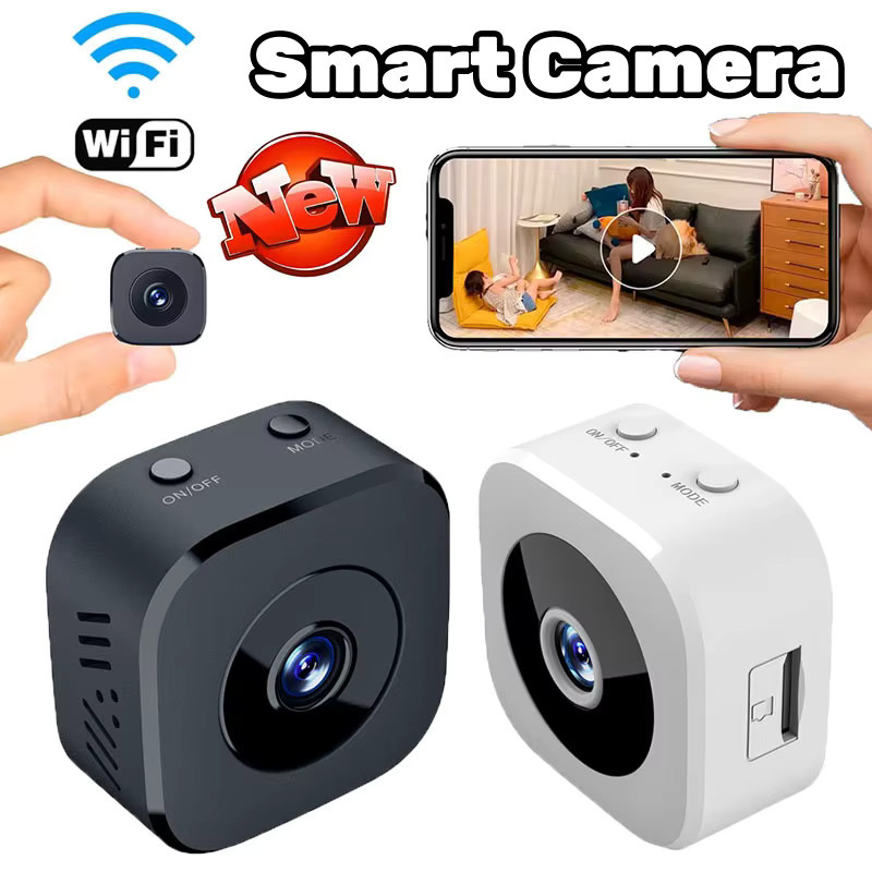 BMAD Mini-Überwachungskamera Pro 4K FullHD WiFi mit 2-Wege-Audio, Bewegungserkennung und Infrarot-Nachtsicht in Schwarz - Bild 6
