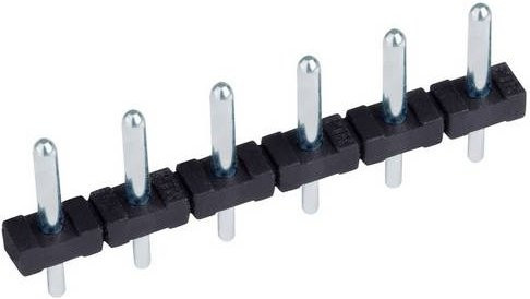 PTR Hartmann Stiftleiste Standard Schwarz mit 12 Polen und 5mm Rastermaß - Bild 1