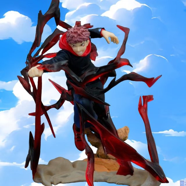 Bandai Jujutsu Kaisen Itadori Yuji Figur, PVC-Statue, 19 cm - Bild 1