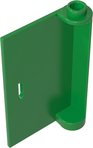 Gobricks Tür 1 x 3 x 4 Ziegel links mit dünnem Griff, 10-teiliges Set - Bild 1