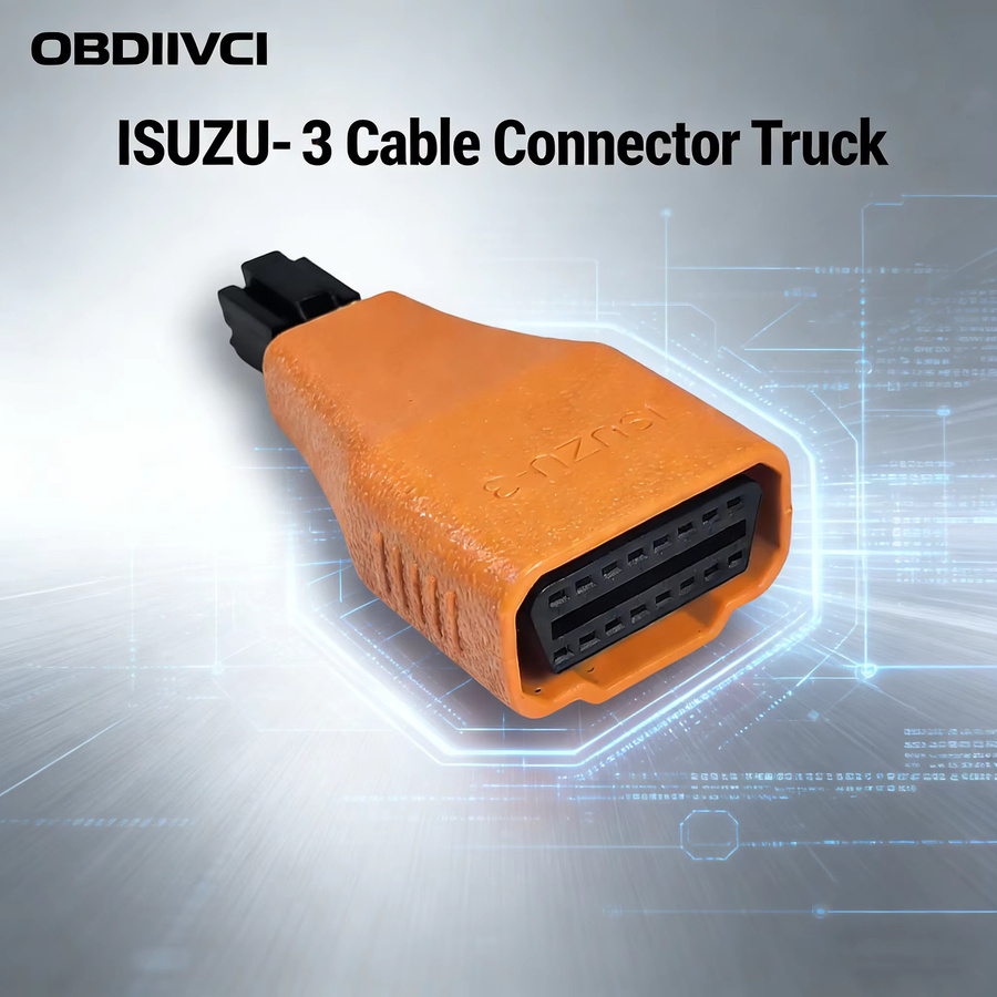 DHCCREATE ISUZU 3-Pin Diagnose-Stecker für schwere LKW in Orange - Bild 3