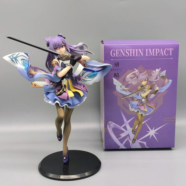 MIFEN Genshin Impact Keqing Hu tao Modell Spielzeug, 25cm, PVC - Bild 1