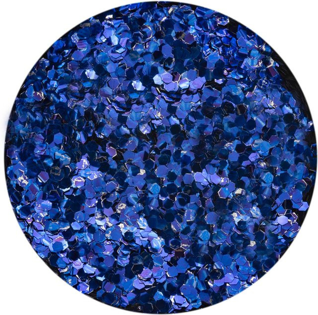 Glorex Bio Glitter grob Dunkelblau - Bild 1