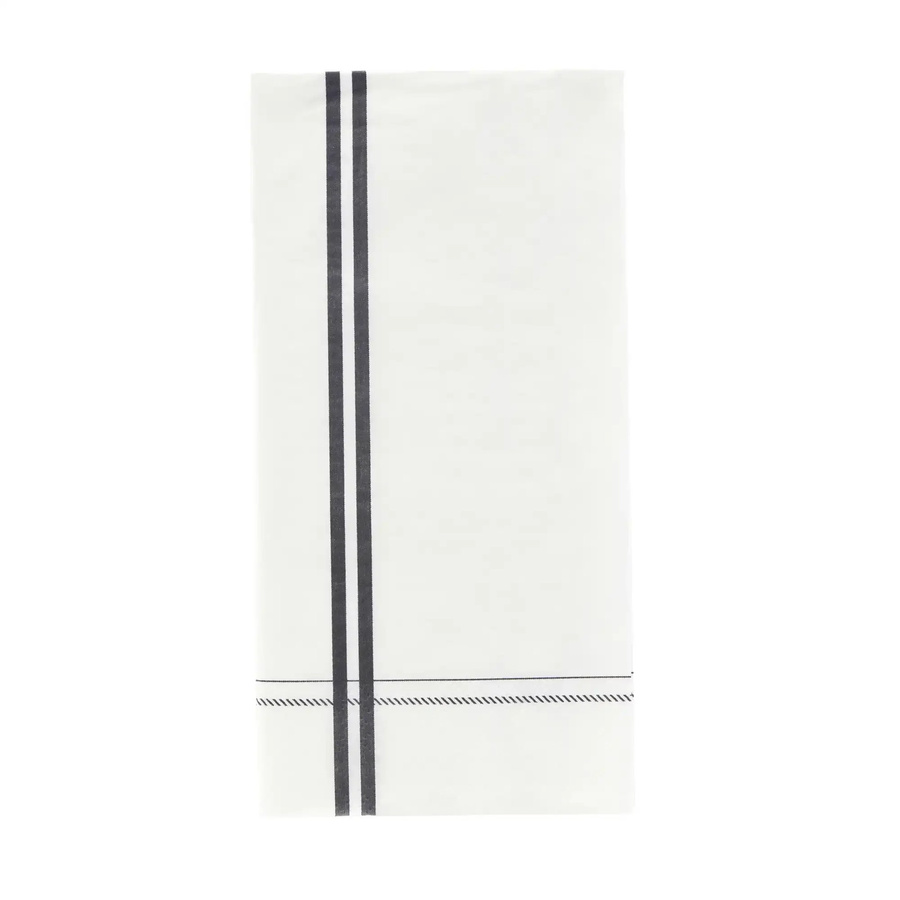 Nicolas Vahé Servietten Stripe grau aus Papier, 12 Stück - Bild 1