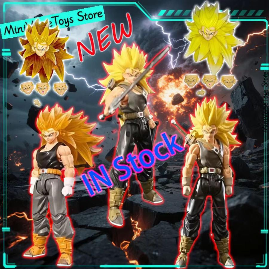 Bandai Dragon Ball Z Son Trunks Ssj3 Super Saiyan 3, Actionfigur - Bild 2