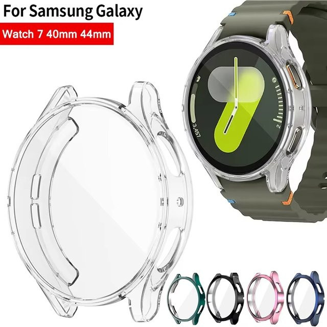 Samsung Displayschutzfolie, Silikon, Schwarz, Galaxy Watch 7 44/40 mm - Bild 1