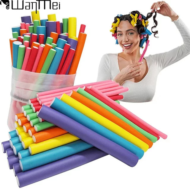 Heatless Lockenwickler-Set, Lockenstab für lockiges Haar, Unisex - Bild 1