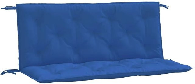 vidaXL Gartenbank-Auflagen 2er-Set aus wasserabweisendem Oxford-Gewebe in Königsblau, B/T/H: 120 x 50 x 7 cm - Bild 1