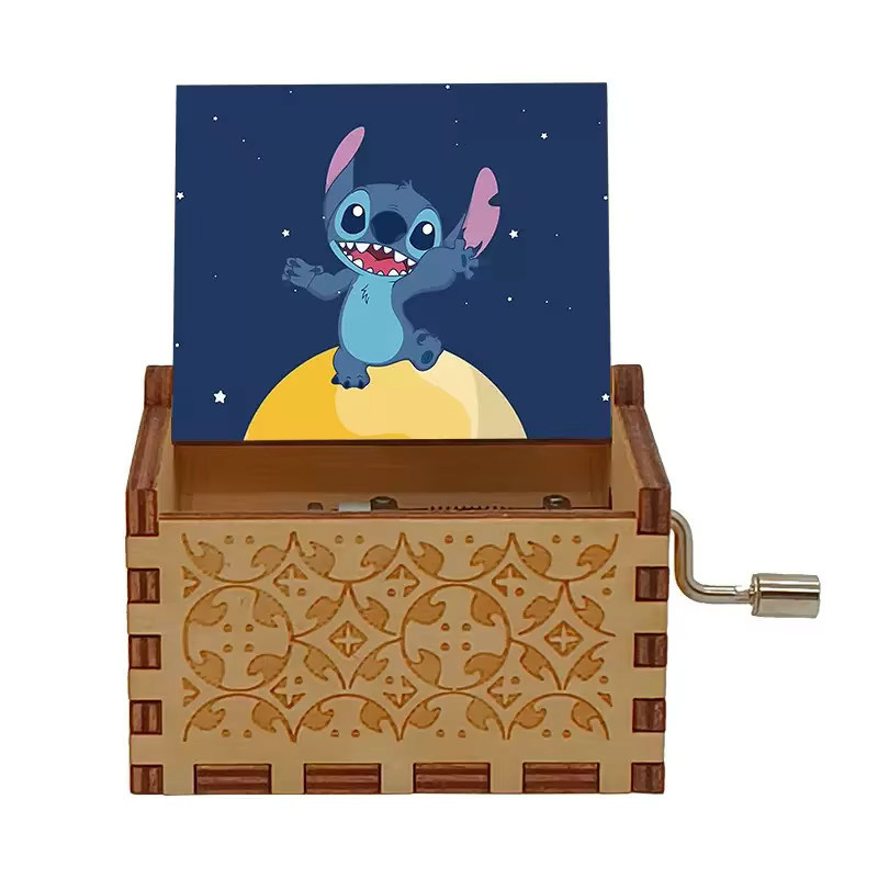 MINISO Disney Die Eiskönigin Holz-Spieluhr mit Handkurbel - Bild 2