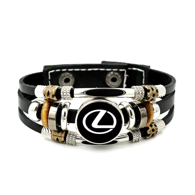 LEXUS Armreifen Leder, Vintage, Unisex - Bild 2