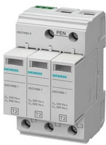 Siemens Überspannungsschutz-Ableiter 5SD7463-0 in Weiß mit 40 kA - Bild 1