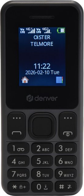 Denver FAS-1880L 4G LTE Mobiltelefon mit Android, Dual-Sim und Bluetooth in Schwarz - Bild 1
