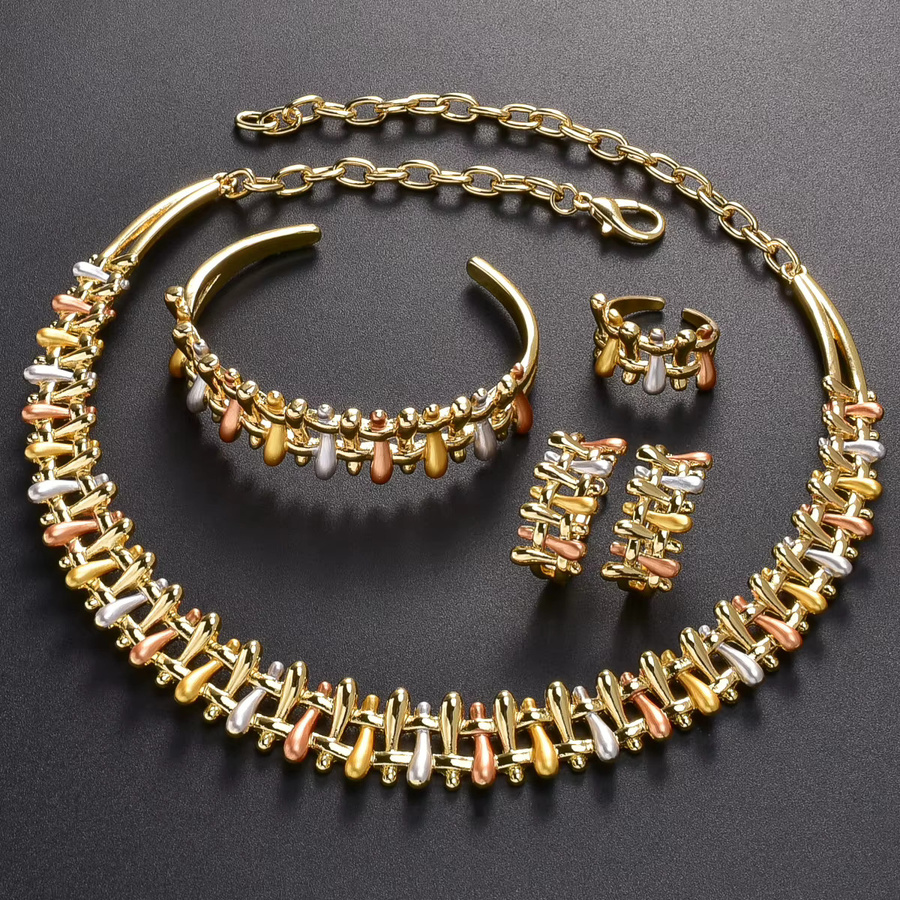 sny Schmuck-Set, Gold, Damen, Vintage - Bild 2
