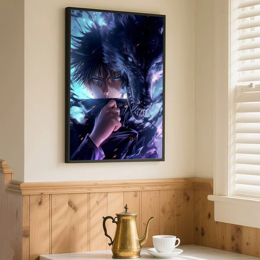 Kayou Fushiguro Megumi Poster Kunstdruck im Anime-Stil, Mehrfarbig, B: 15,0 cm, H: 10,0 cm - Bild 6