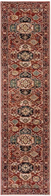 Flair Rugs Vintageteppich Gillingham in Rot mit geometrischem Design, B/T: 66 x 300 cm - Bild 1
