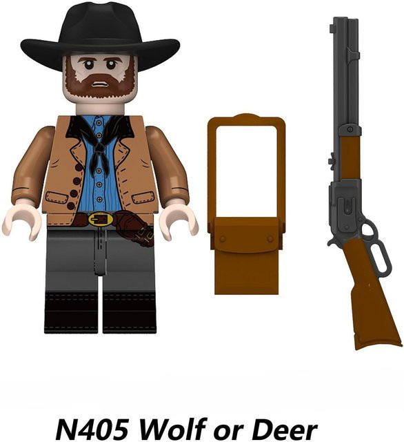 Happy Building Blocks Western Cowboy Charakter, Bausteine, ab 7 Jahren - Bild 1