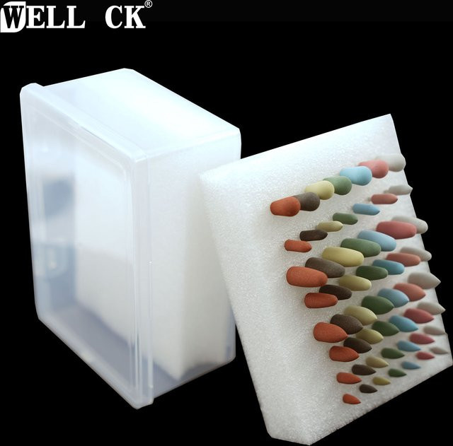 WELLCK Dental-Silikon-Gummi-Polierer Set, 56-teilig - Bild 1