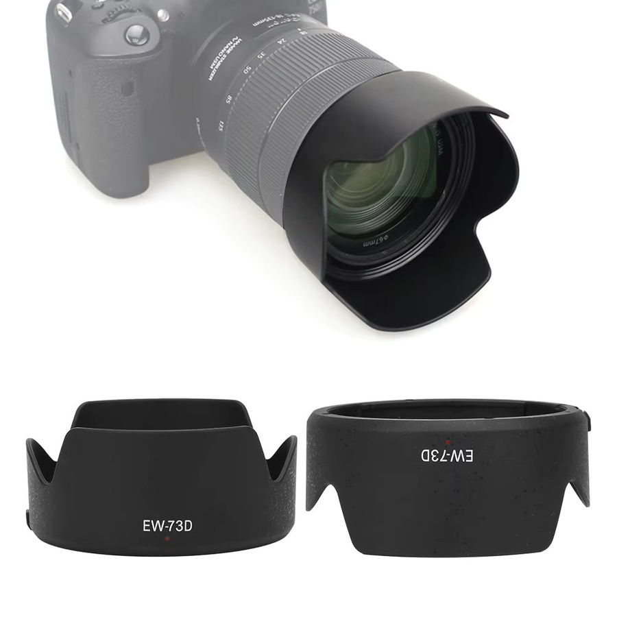 Canon EW-73D Kamera-Gegenlichtblende in Schwarz für Canon EF-S 18–135 mm f/3,5–5,6 IS USM - Bild 3