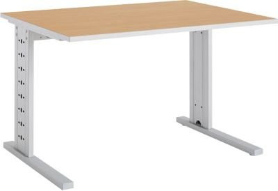 Schäfer Shop Select Schreibtisch Moxxo IQ in Buche-Dekor mit C-Fuß, B/T/H: 120 x 80 x 73,5 cm - Bild 1