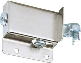 Hettich Schrank-Aufhänger SAH116 19476 3D verstellbar aus verzinktem Stahl in Silber - Bild 1