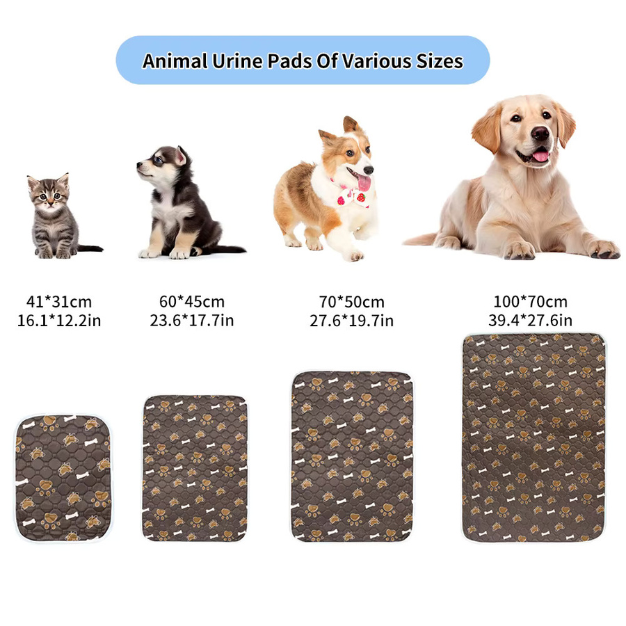BIAI Haustier-Matte wasserdicht und rutschfest, waschbare und hochsaugfähige Unterlage für Hunde und Katzen - Bild 6
