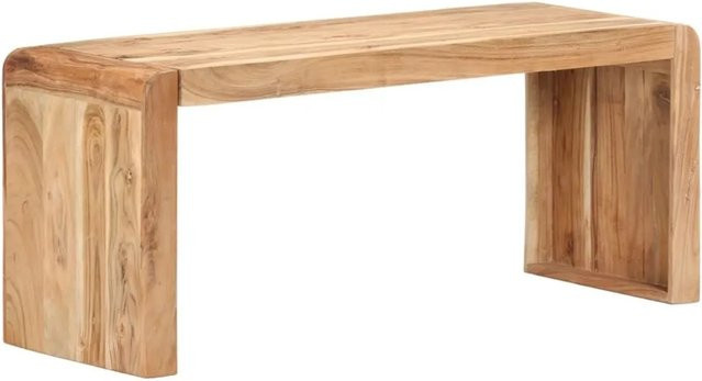 DELUKE Sitzbank NIKI aus Akazienholz in Braun-antik, B/T/H: 110 x 38 x 46 cm - Bild 1