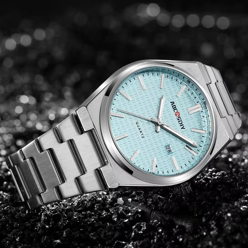 ONOLA Armbanduhr Quarz, Edelstahl, Grün, Herren - Bild 2