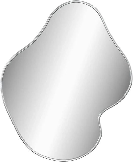 vidaXL Wandspiegel in Silber, rechteckig und minimalistisch, B: 60 cm, H: 50 cm - Bild 1