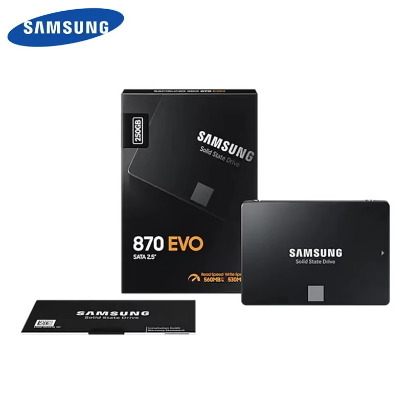 Samsung SSD 870 EVO Interne SATA 2,5 Zoll SSD Festplatte in Schwarz - Bild 4