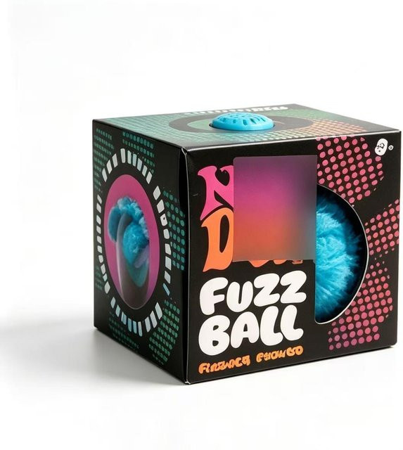 NeeDoh Fuzz Ball Squishy Stressball, gray - Bild 1