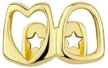 YIRAN Zahnspangen, 14K Gold Plated, Kupfer, Unisex - Bild 1