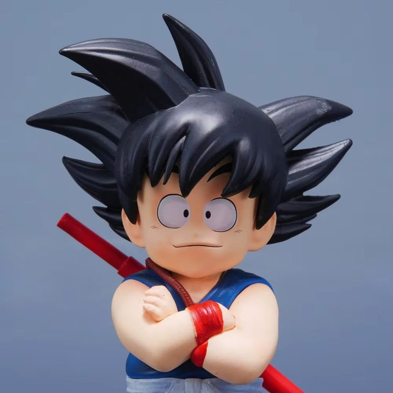 Bandai Dragon Ball Anime Figur Kindheit Goku Actionfigur aus Kunststoff in Blau, Höhe: 14 cm - Bild 3