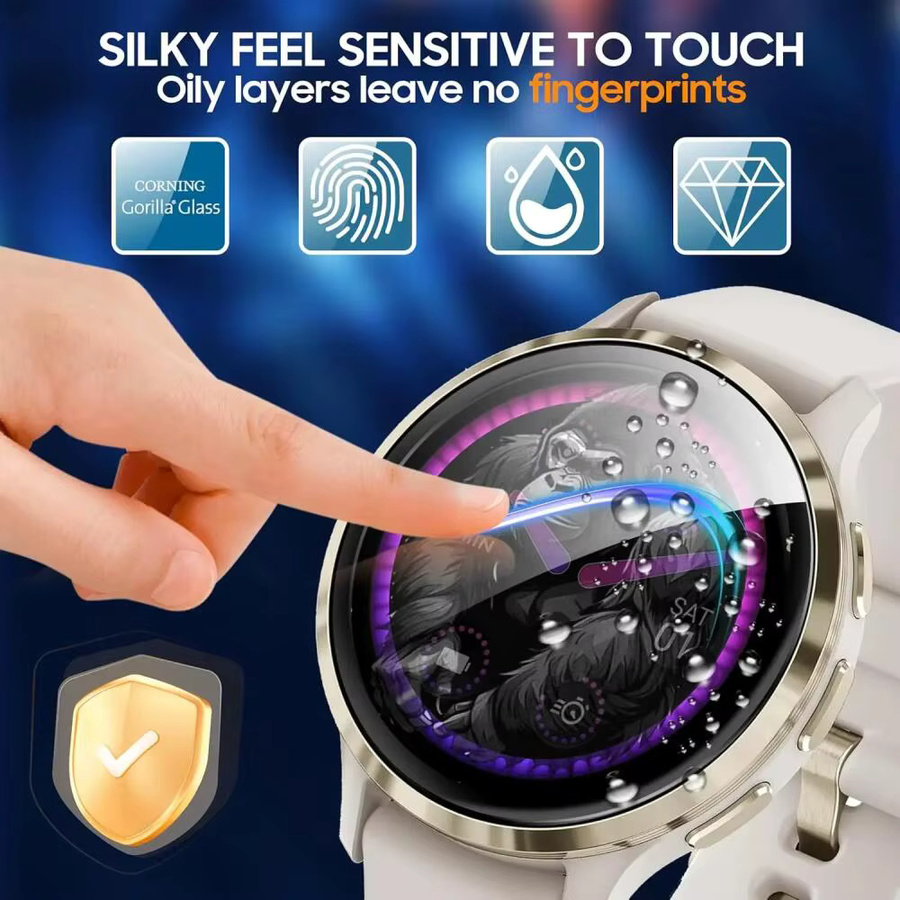 Garmin Displayschutz Silikon, transparent, Smartwatch - Bild 3