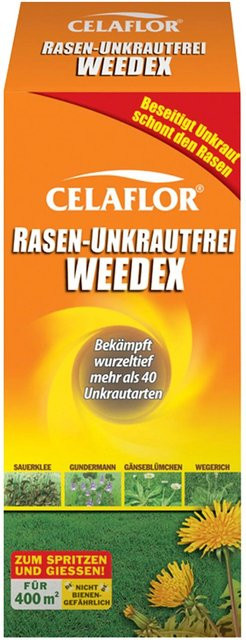 Celaflor Rasen-Unkrautfrei Weedex zur Bekämpfung von Unkraut im Rasen, 400 ml - Bild 1