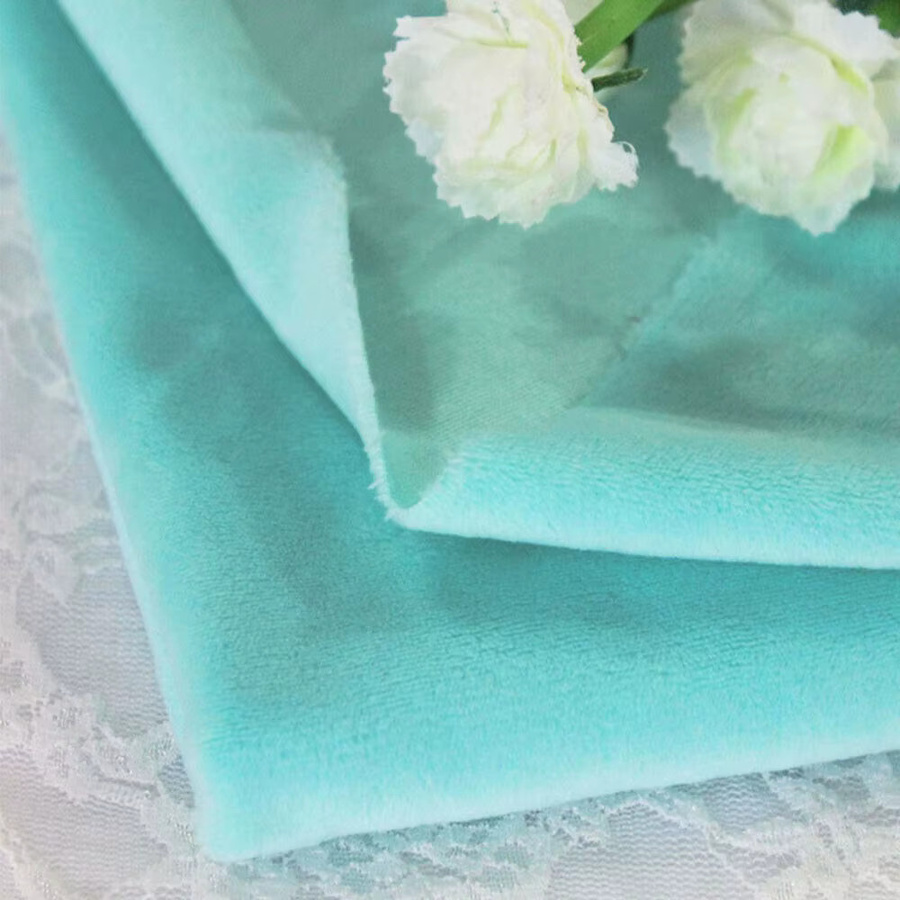 Findohope Plüschstoff aus Polyester in Gelb, weiches Textilmaterial für DIY-Projekte, Kissen und Decken, B/B: 75 x 45 cm - Bild 2
