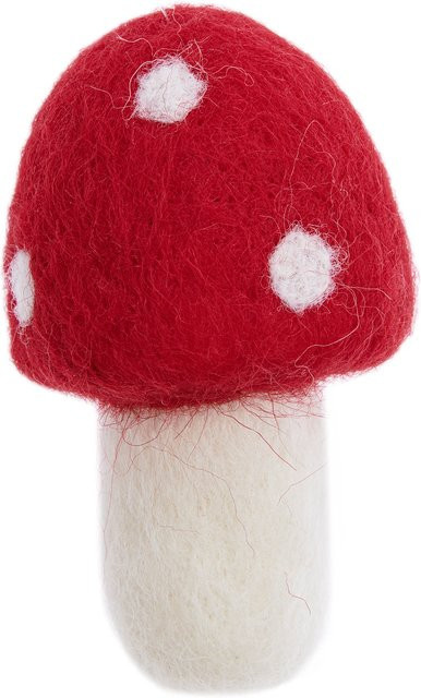 Rico Design Filz Pilz rund rot B: 6 cm, H: 9 cm - Bild 1