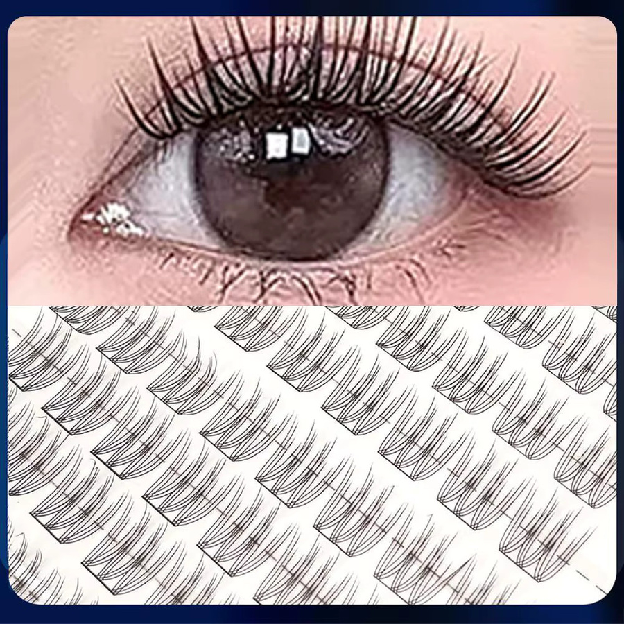 Selbstklebende Wimpern, natürlich, Unisex - Bild 5