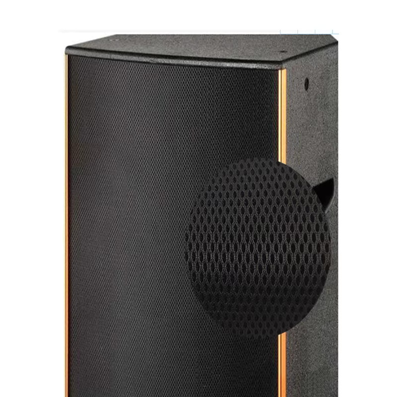 Lautsprecher Mesh Tuch Staubdichte Akustik Schutzhülle für Stereo und Radio in Schwarz oder Rot, B: 140 cm, H: 50 cm - Bild 2