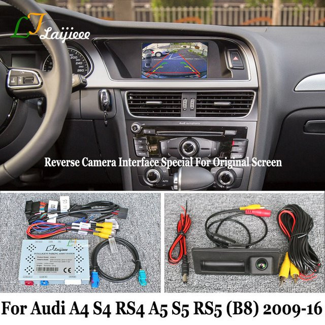 LJLAIJIEEE HD-Nachtsicht-Rückfahrkamera für Audi A4 S4 RS4 A5 S5 RS5 B8 8K 8T (2009-2016) ohne Codierung erforderlich - Bild 1