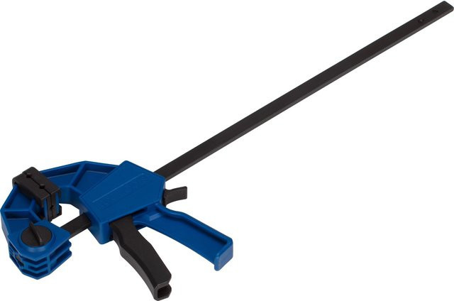 LUX-TOOLS Einhandzwinge in Blau mit Kunststoffelementen, 300 mm - Bild 1