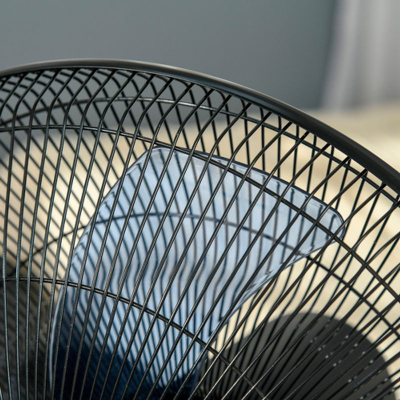 HOMCOM Standventilator mit Wasserzerstäuber in Schwarz aus Metall und Kunststoff, Höhe: 120 cm, Breite: 44,5 cm, Tiefe: 44,5 cm - Bild 5