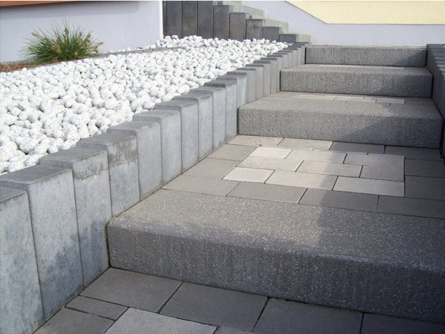 Diephaus Rechteck-Palisade Grau B/H/T: 40 x 16,5 x 12 cm - Bild 1