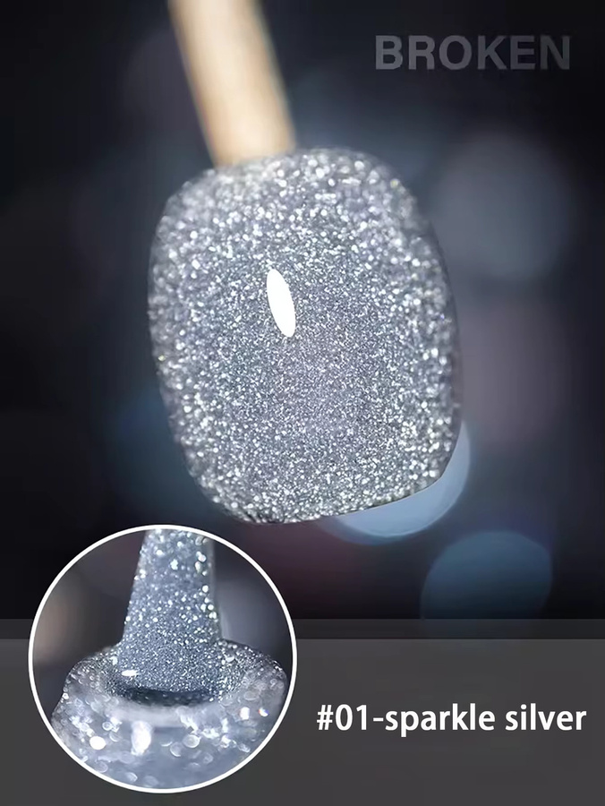 ZH Gel-Nagellack, Super Reflektierend, verschiedene Farben - Bild 3