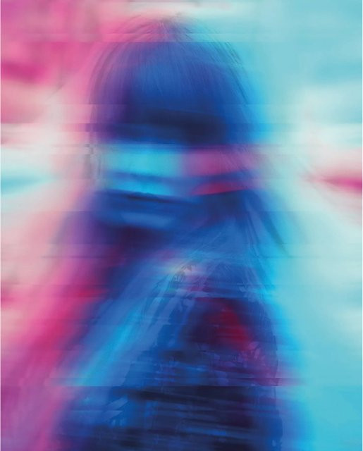 Komar Wandbild Neon Girl Paper Poster Multicolor B: 40 cm, H: 50 cm - Bild 1