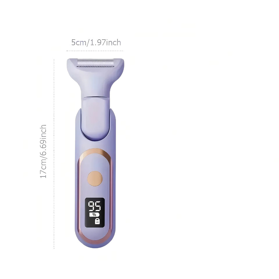 NUOYING Elektrorasierer für Damen, Purple, Gesicht und Körper - Bild 2
