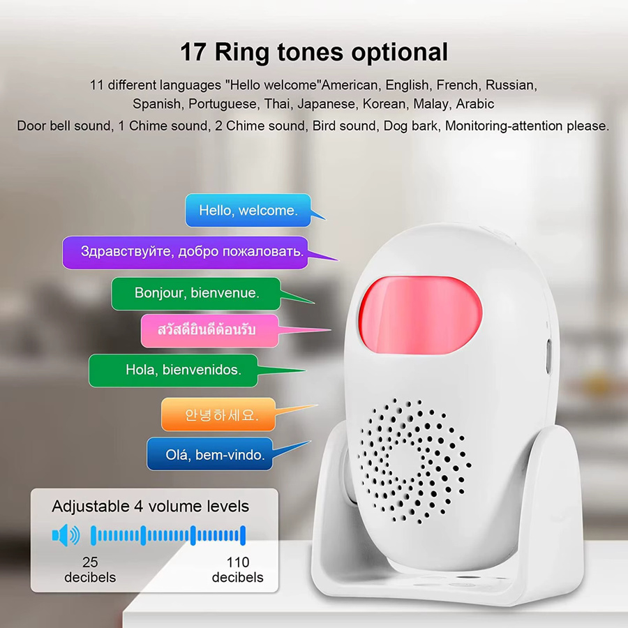 KERUI M120 Smart Motion Detektor PIR Infrarot Bewegungsmelder Alarm in Weiß - Bild 2