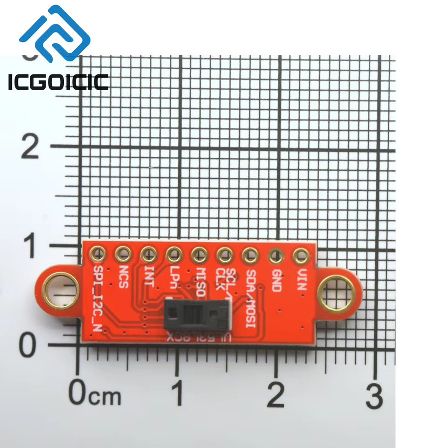 VL53L7CX ToF-Sensor 8x8 Zonen Laser-Entfernungsmessmodul für Roboternavigation mit I2C und SPI in Rot - Bild 2