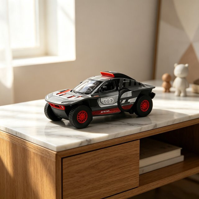 Maisto Audi Dakar Rally RS Q E-Tron Geländewagen, Modell, 1:32, Metall - Bild 1